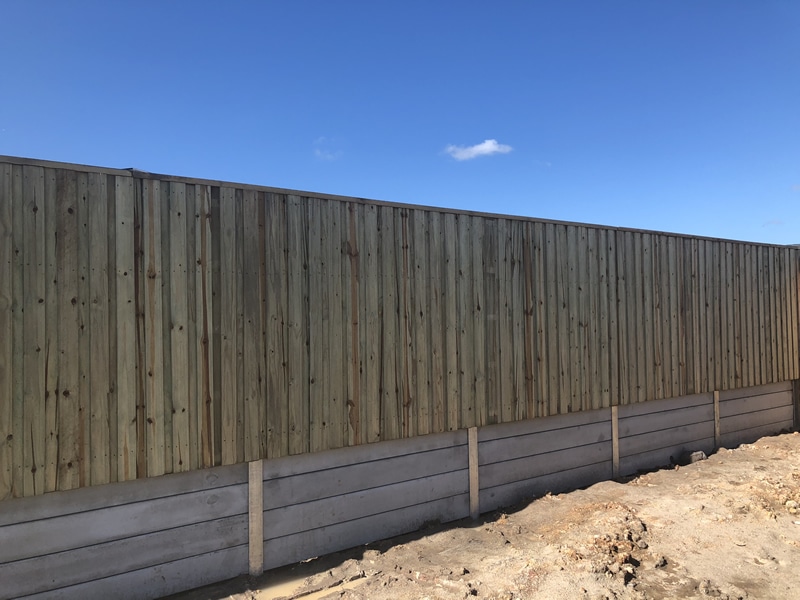 timber retaining wall